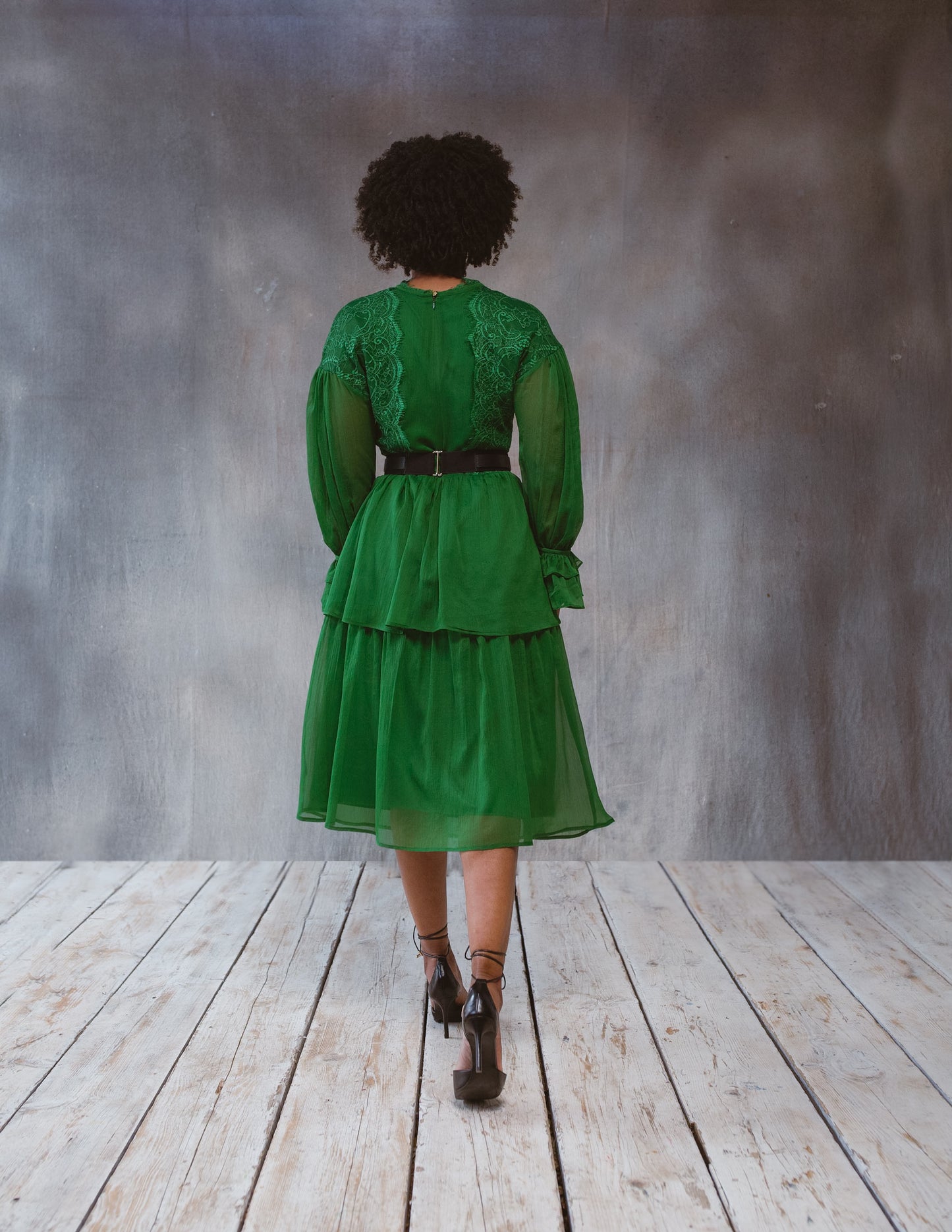 Green Lace Dress