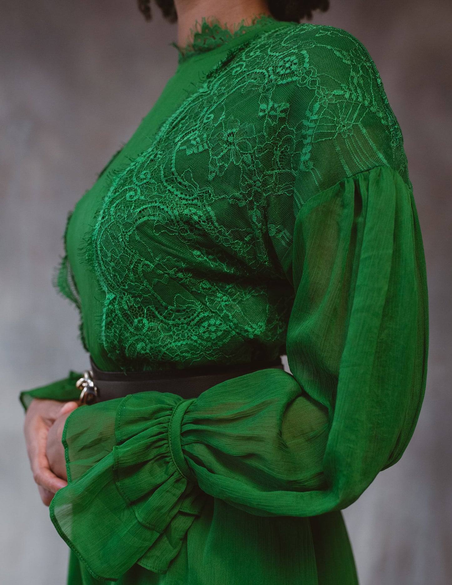 Green Lace Dress